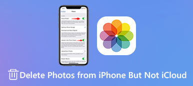 Ta bort bilder från iPhone men inte iCloud