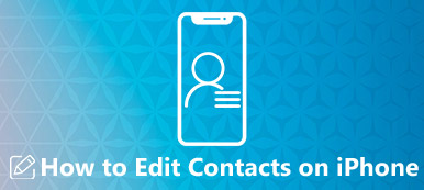 Comment modifier les contacts sur iPhone