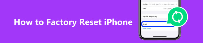 Comment réinitialiser l'iPhone