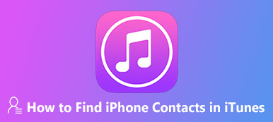 Comment trouver les contacts iPhone dans iTunes