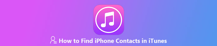 Comment trouver les contacts iPhone dans iTunes