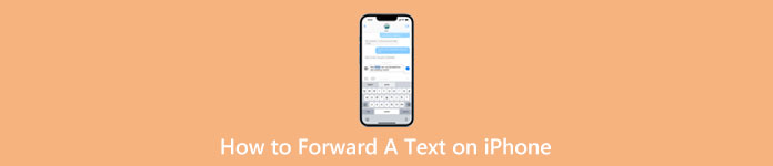 Como encaminhar um texto no iPhone