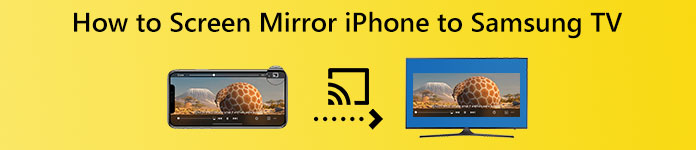 Come eseguire il mirroring dell'iPhone su Samsung TV