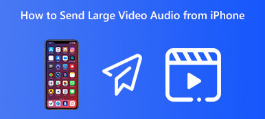 Comment envoyer une grande vidéo audio depuis l'iPhone