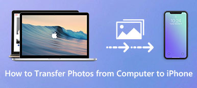 Overfør bilder fra Mac til iPhone