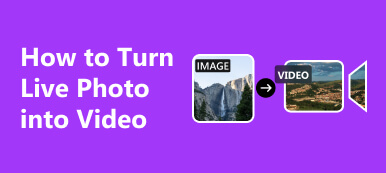 Hoe Live Photo in video te veranderen