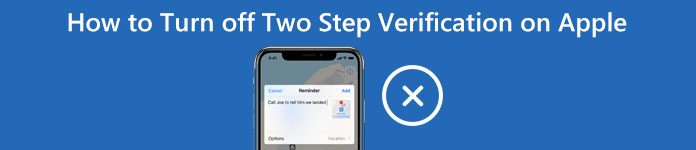 Supprimer la vérification en deux étapes sur les appareils Apple