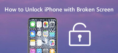 Hur låser du upp iPhone med trasig skärm