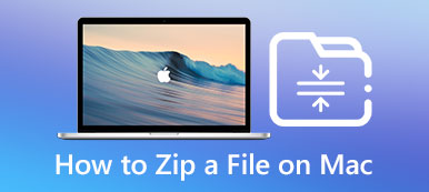 Slik zipper du en fil på Mac