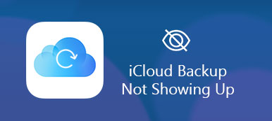 Corrigir o backup do iCloud não aparecendo