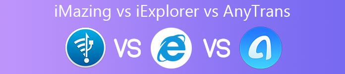 iMazing против iExplorer против AnyTrans