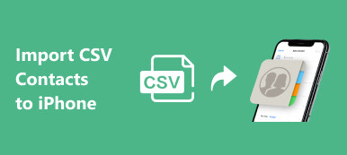 Importer des contacts CSV sur iPhone