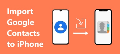 Importeer Google Contacts naar iPhone