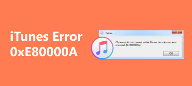 iTunes-virhe 0xE80000A