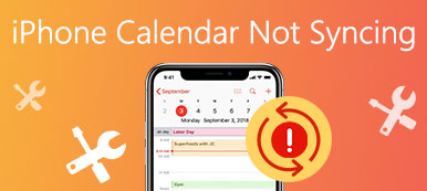 Kalendář iPhone není synchronizován