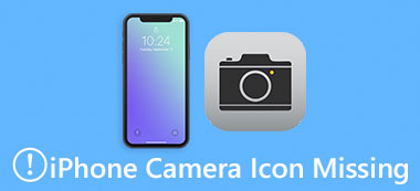 Chybí ikona fotoaparátu iPhone