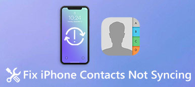 Les contacts de l'iPhone ne se synchronisent pas