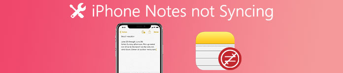 iPhone-anteckningar synkroniseras inte