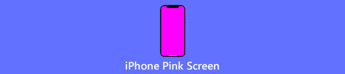 iPhone roze scherm