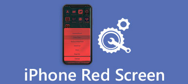 iPhone Červená obrazovka