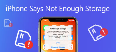 iPhone säger inte tillräckligt med lagring