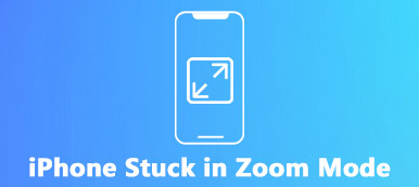 iPhone vast in zoommodus