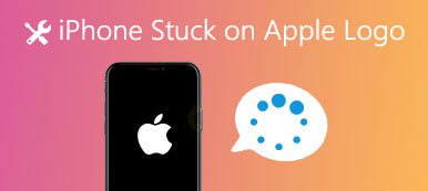 Fix een iPhone vast op Apple-logo