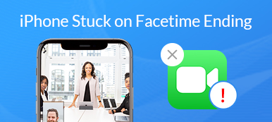 iPhone fastnat på Facetime Ending