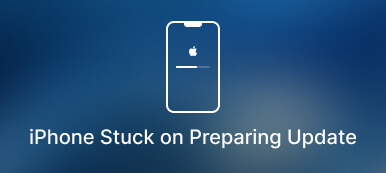 iPhone loopt vast bij het voorbereiden van de update