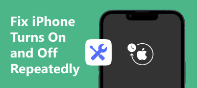Fix iPhone slår seg på og av gjentatte ganger