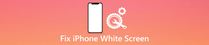 iPhone vit skärm