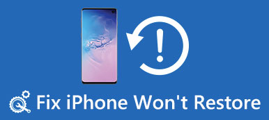 iPhone kommer inte att återställas