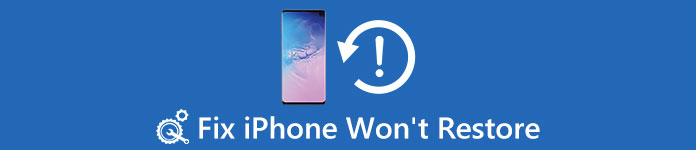 iPhone kommer inte att återställas