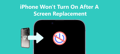 iPhone slår seg ikke på etter utskifting av skjerm