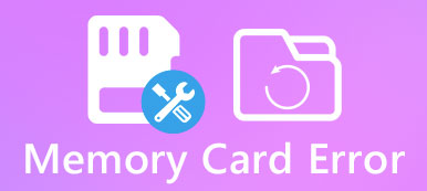 Chyby paměťové karty