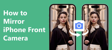 Comment mettre en miroir la caméra frontale de l'iPhone