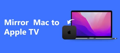 Mac を Apple TV にミラーリングする