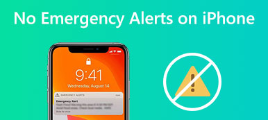 Aucune alerte d'urgence sur iPhone