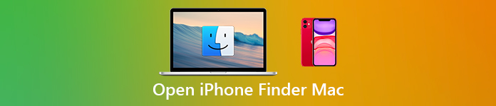 Apri iPhone in Finder su Mac