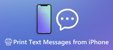 Imprimer des messages texte à partir de l'iPhone