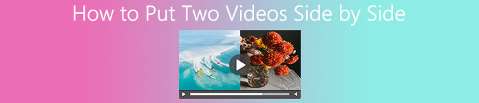 Lege zwei Videos nebeneinander