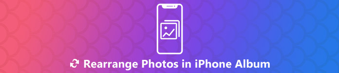 Fotók átrendezése egy iPhone albumban