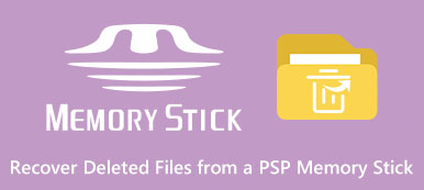 Récupérer des fichiers supprimés à partir d'un Memory Stick PSP