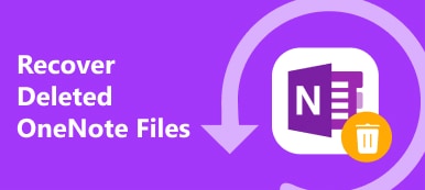 Recuperar arquivos excluídos do OneNote