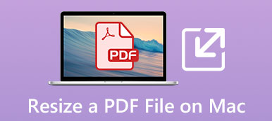 Minska PDF-storlek på Mac