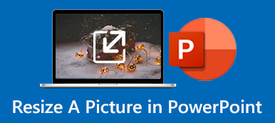 Endre størrelsen på et bilde i PowerPoint