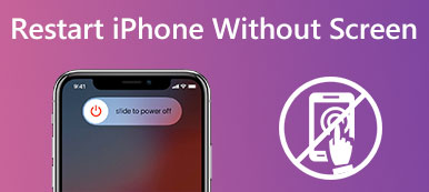 Starta om iPhone utan skärm