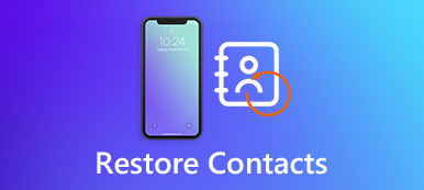 Återställ kontakter på iPhone