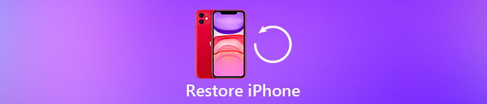 återställa iPhone