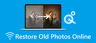 Oude foto's online herstellen